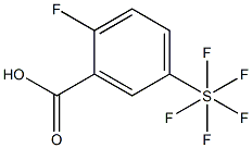 2-氟-5-(五氟硫代)苯甲酸,97%,,结构式