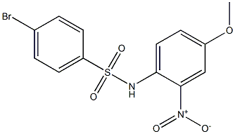 4-BroMo-N-(4-Methoxy-2-nitrophenyl)benzenesulfonaMide, 97%|4-溴-N-(4-甲氧基-2-硝基苯)苯磺酰胺,97%