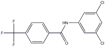 N-(3,5-二氯苯)-4-(三氟甲基)苯甲酰胺,97% 结构式