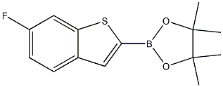2-(6-Fluoro-benzo[b]thiophen-2-yl)-4,4,5,5-tetraMethyl-[1,3,2]dioxaborolane Structure
