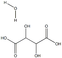 DL-Tartaric Acid Monohydrate Structure
