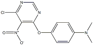 [4-(6-Chloro-5-nitro-pyriMidin-4-yloxy)-phenyl]-diMethyl-aMine Structure