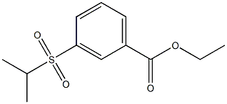 ethyl 3-(isopropylsulfonyl)benzoate,,结构式
