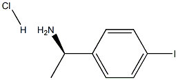 (R)-4-iodo-a-Methyl-BenzeneMethanaMine hydrochloride,,结构式