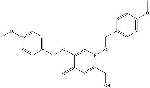 2-(hydroxyMethyl)-1,5-bis((4-Methoxybenzyl)oxy)pyridin-4(1H)-one|