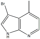 3-BroMo-4-Methyl-7-azaindole 结构式