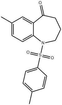 7-Methyl-1-tosyl-3,4-dihydro-1H-benzo[b]azepin-5(2H)-one Structure