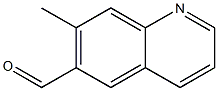 7-Methyl-quinoline-6-carbaldehyde Structure