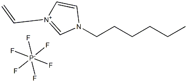 1-乙烯基-3-己基咪唑六氟磷酸盐, 1240321-51-0, 结构式