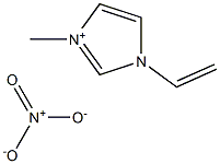 1-乙烯基-3-甲基咪唑硝酸盐 结构式