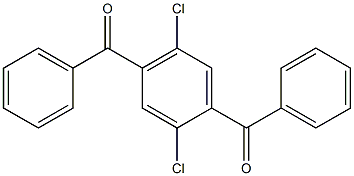 (2,5-dichlro-1,4-phenylene)bis(phenylMethanone) 化学構造式