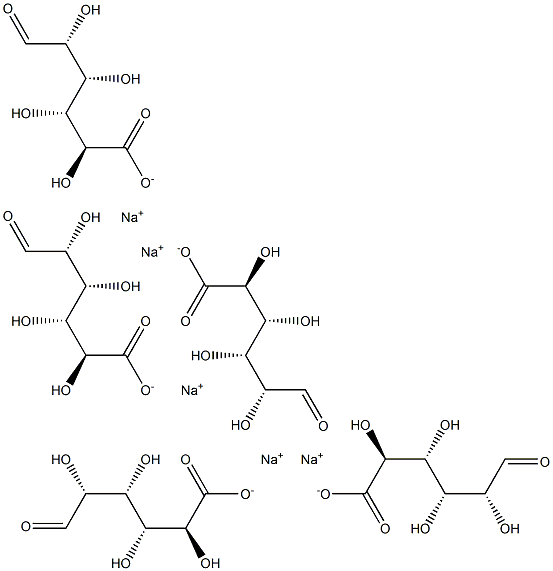 古罗糖醛酸五糖,,结构式