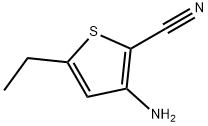 3-AMINO-2-CYANO-5-ETHYLTHIOPHENE 化学構造式