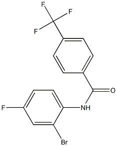 N-(2-bromo-4-fluorophenyl)-4-(trifluoromethyl)benzamide|N-(2-溴-4-氟苯)-4-(三氟甲基)苯甲酰胺,97%