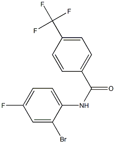  N-(2-溴-4-氟苯)-4-(三氟甲基)苯甲酰胺,97%