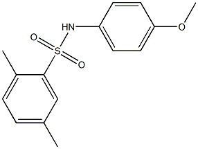 N-(4-methoxyphenyl)-2,5-dimethylbenzenesulfonamide Structure