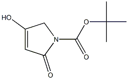 4-Hydroxy-2-oxo-2,5- dihydro-pyrrole-1-carboxylic acid tert-butyl ester Structure