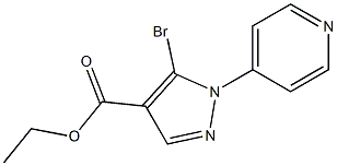 ethyl 5-bromo-1-(pyridin-4-yl)-1H-pyrazole-4-carboxylate