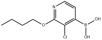 (2-丁氧基-3-氯吡啶-4-基)硼酸,2096332-85-1,结构式