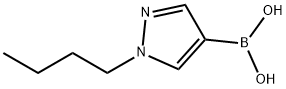 1-Butylpyrazole-4-boronic acid Structure