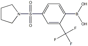 4-(Pyrrolidine-1-sulfonyl)-2-(trifluoromethyl)phenylboronic acid|