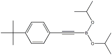 Dipropan-2-yl [(4-tert-butylphenyl)ethynyl]boronate Structure