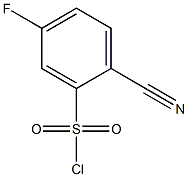 2-cyano-5-fluorophenylsulfonyl chloride