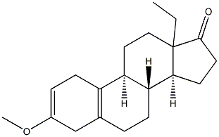 13-ethyl-3-Methoxy-gona-2,5(10)-diene-17-one Structure
