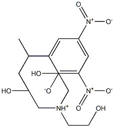 2-sec-Butyl-4,6-dinitrophenol triethanolamine salt Solution Struktur