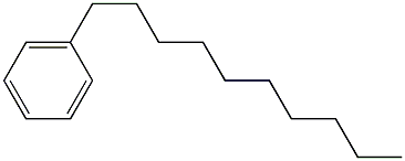 n-Decylbenzene Solution Structure