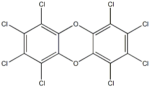 Octachlorodibenzo-p-dioxin Solution 结构式