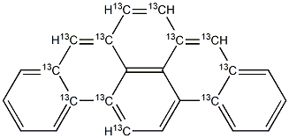 Dibenzo[a,i]pyrene (13C12) Solution Struktur