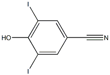 3.5-Diiodo-4-hydroxybenzonitrile Solution,,结构式