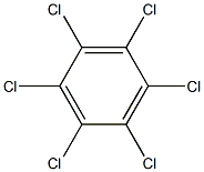 MONO-HEXA CHLOROBENZENE SOLUTION 结构式