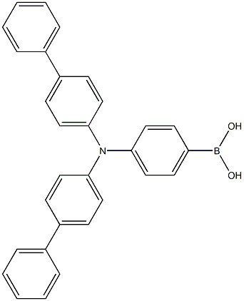 N,N-bis(1,1'-biphenyl-4-yl)aMine-N-phenyl-4-boronic acid Structure