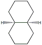 Naphthalene, cis-decahydro 化学構造式