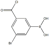 3-broMo-5-(chlorocarbonyl)phenylboronic acid