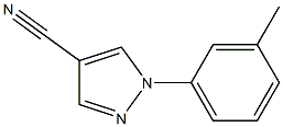 1-M-tolyl-1H-pyrazole-4-carbonitrile|1 -间甲苯基-1H -吡唑- 4 -腈