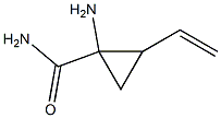 1-aMino-2-vinylcyclopropanecarboxaMide 结构式