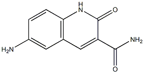 6-aMino-2-oxo-1,2-dihydroquinoline-3-carboxaMide Struktur