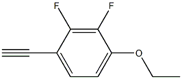 4-Ethoxy-2,3-difluorophenylAcetylene Struktur