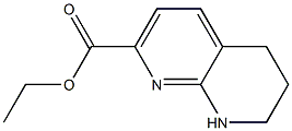 ethyl 5,6,7,8-tetrahydro-1,8-naphthyridine-2-carboxylate Struktur