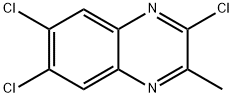 2,6,7-TRICHLORO-3-METHYLQUINOXALINE Structure