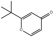 2-tert-butyl-4H-pyran-4-one 化学構造式