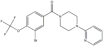  (3-broMo-4-(trifluoroMethoxy)phenyl)(4-(pyridin-2-yl)piperazin-1-yl)Methanone