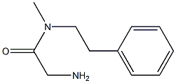 2-aMino-N-Methyl-N-phenethylacetaMide,82155-34-8,结构式