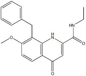 8-benzyl-N-ethyl-7-Methoxy-4-oxo-1,4-dihydroquinoline-2-carboxaMide