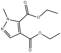 diethyl 1-Methyl-1H-pyrazole-4,5-dicarboxylate Struktur