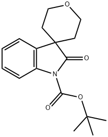 tert-butyl 2-oxo-2',3',5',6'-tetrahydrospiro[indoline-3,4'-pyran]-1-carboxylate Structure