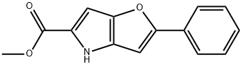 Methyl 2-phenyl-4H-furo[3,2-b]pyrrole-5-carboxylate Structure